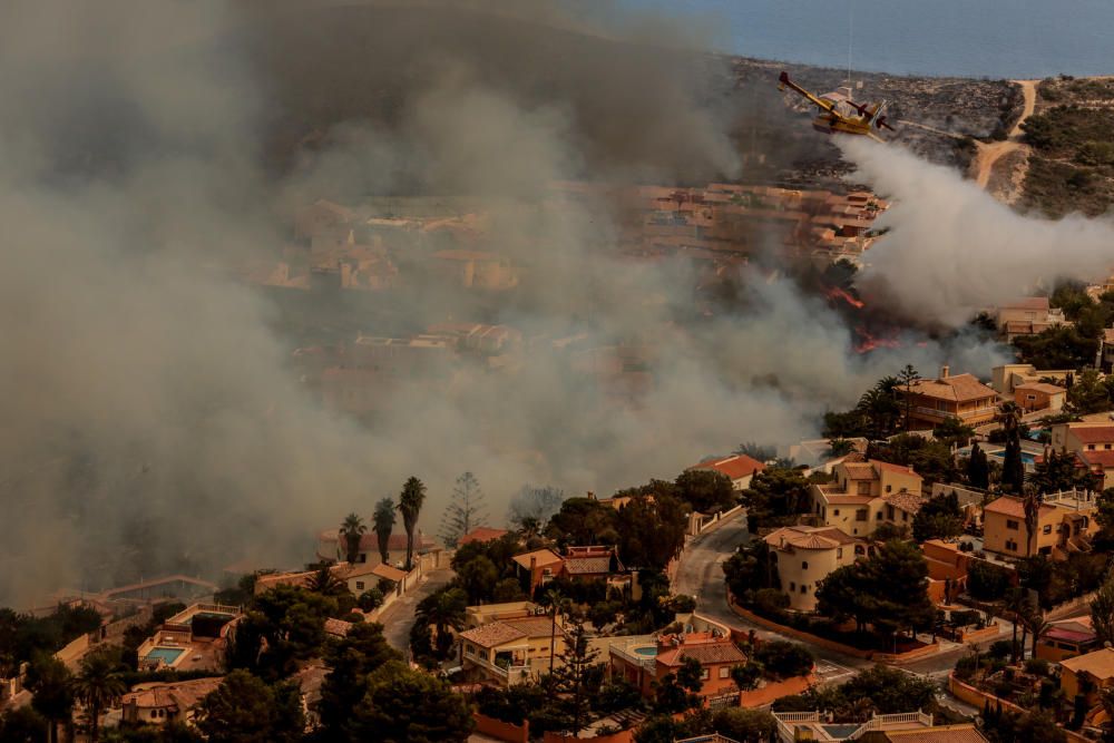 Incendio en Jávea