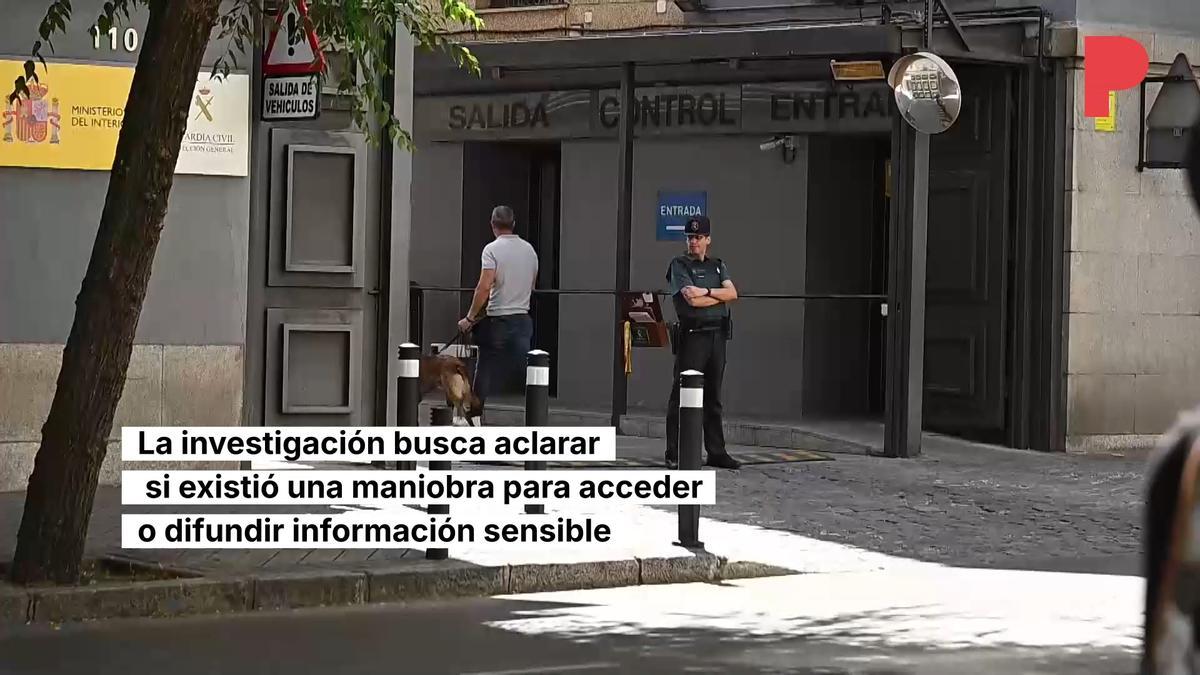 La UCO entra en la dirección de la Guardia Civil para investigar posibles filtraciones internas