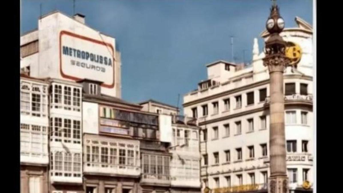 Un paseo por la Coruña de los años 80 gracias a la IA
