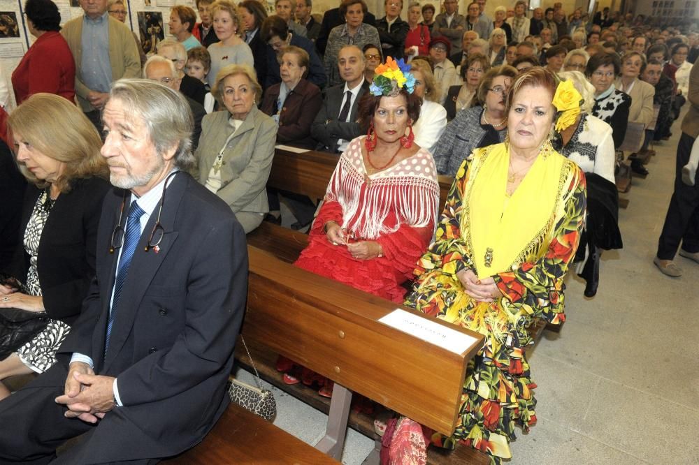 Ofrenda a la virgen del Rosario