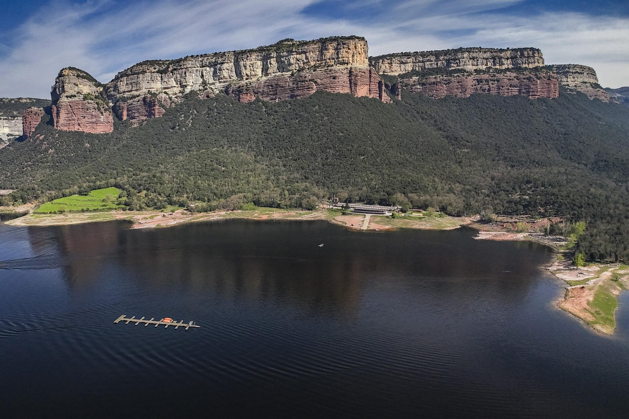 El canvi radical de Sau a vista de dron