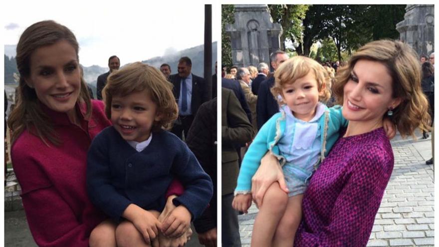 El pequeño Liam vuelve a los brazos de Doña Letizia