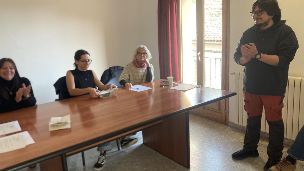 L'alcalde en saber els resultats