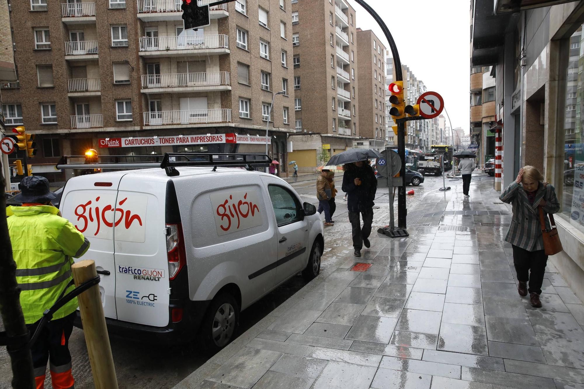 Así van las obras en la avenida de Pablo Iglesias (en imágenes)