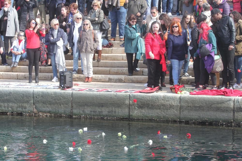 Homenaje a los fallecidos en el Mediterráneo