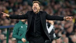 Diego Simeone, entrenador del Atlético de Madrid