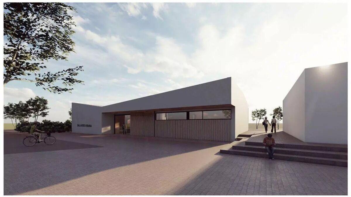 Recreación de la futura Sala de las Artes de Fidiana