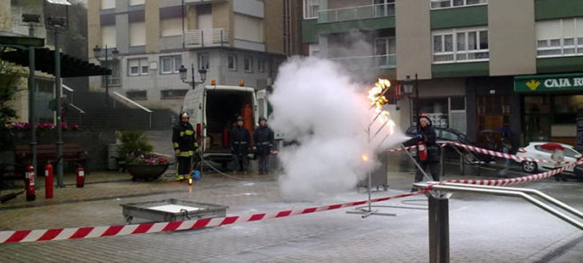 El personal del centro de día se prepara contra el fuego