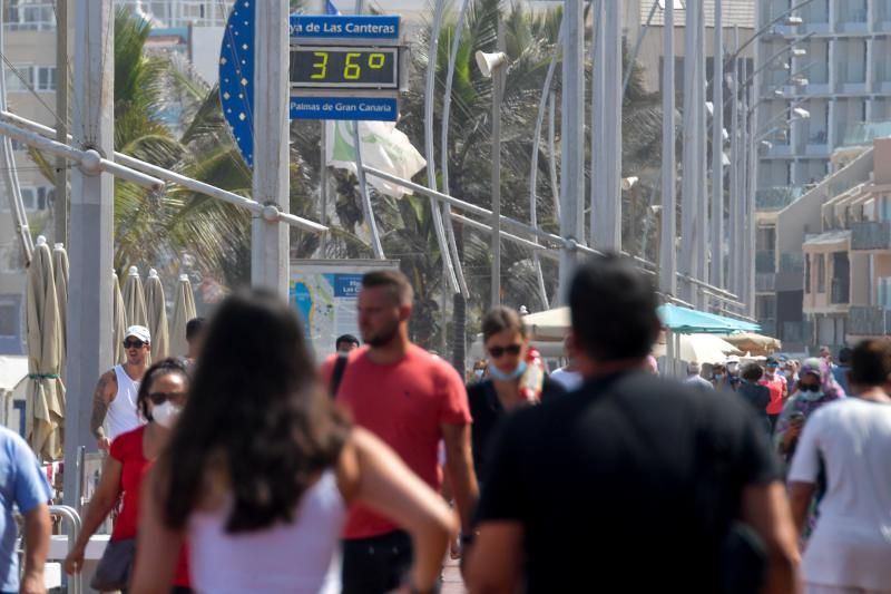 Calor y calima en Gran Canaria (17/08/21)