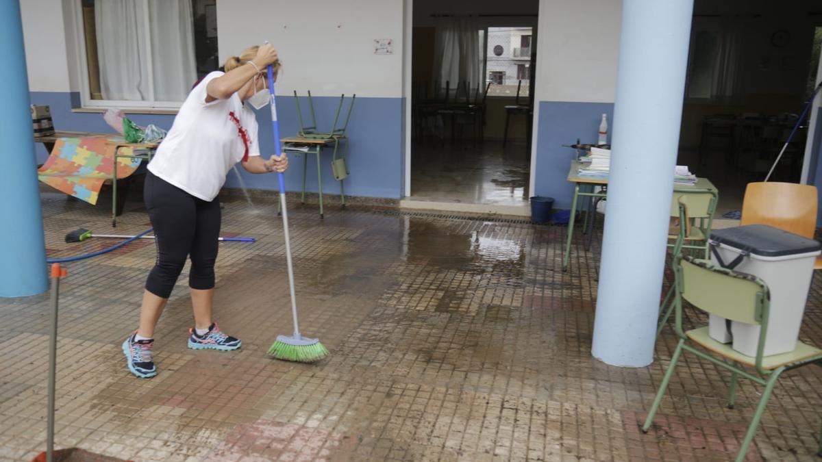 La gota fría provoca inundaciones en Santanyí