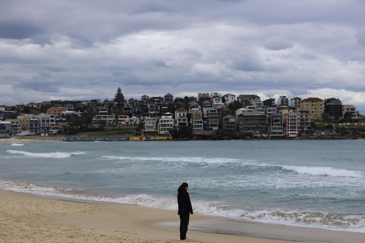 La turística playa de Bondi, en Sídney.