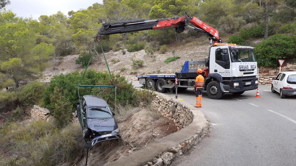 Imagen de la recuperación del vehículo