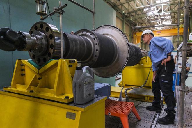 Endesa revisa la central térmica de Barranco de Tirajana