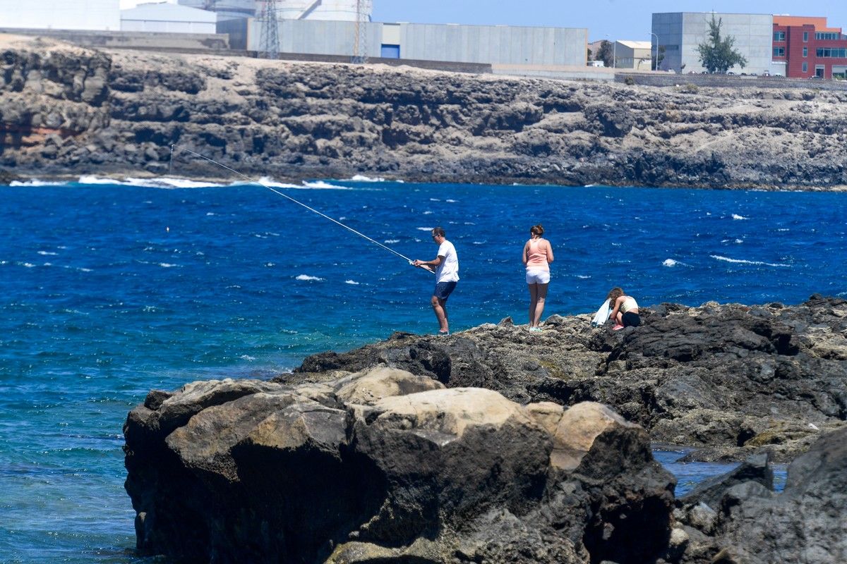 Playa de Aguadulce, en Tufia