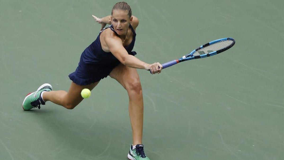 La primera favorita en el US Open, Karoline Pliskova, eliminada
