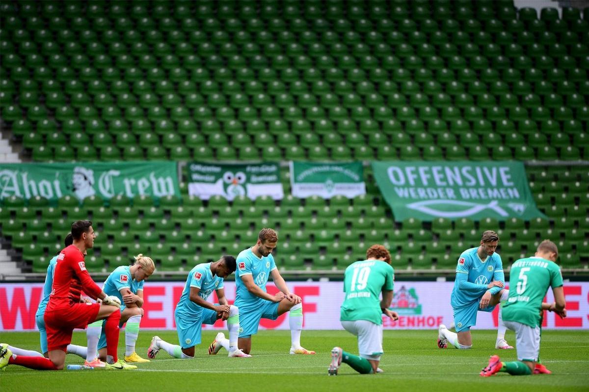 La bundesliga, con George Floyd La bundesliga, con George Floyd