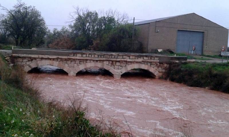 Nueva crecida de los ríos en Aragón