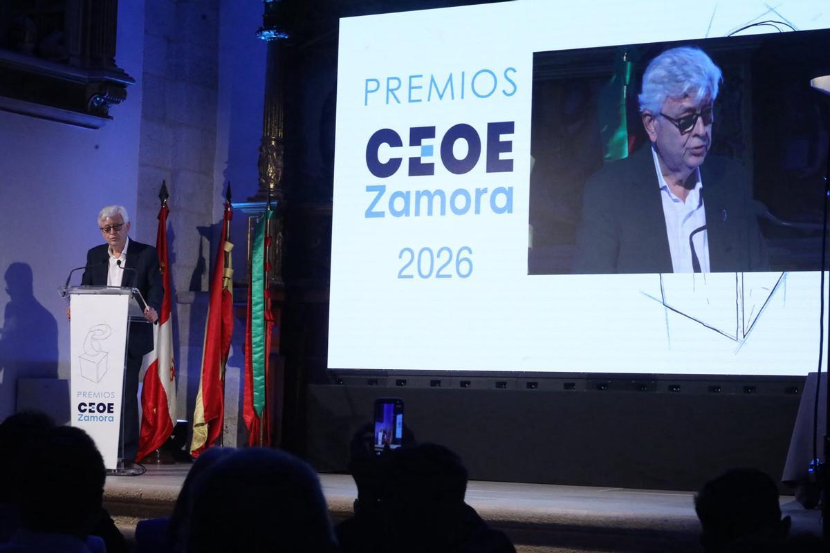 Intervención del presidente de CEOE Zamora, José María Esbec, en la entrega de los Premios Empresarios del Año 2026.