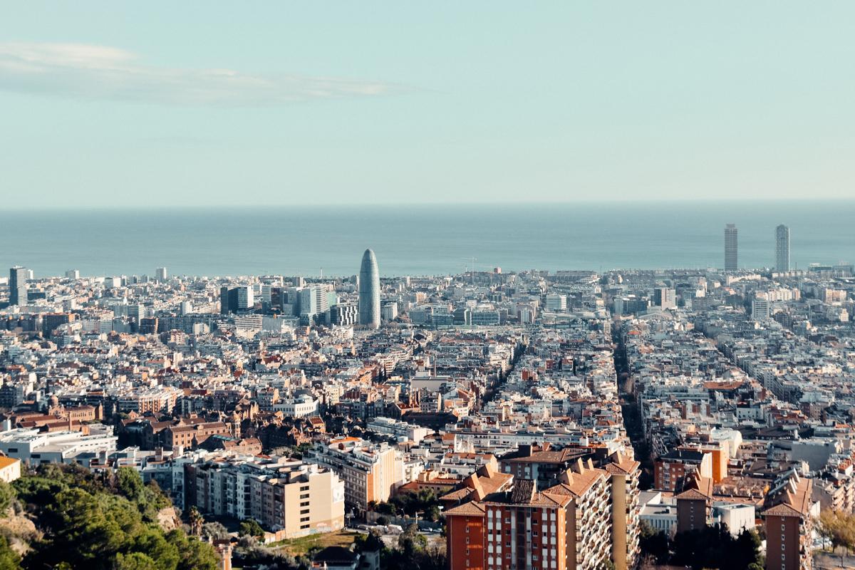 Vista de Barcelona desde Collserola.