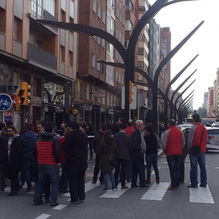 Atraco banco en Gijón.