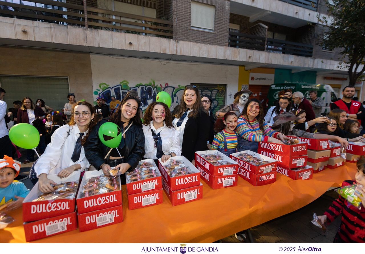 Halloween en el barrio de Corea de Gandia