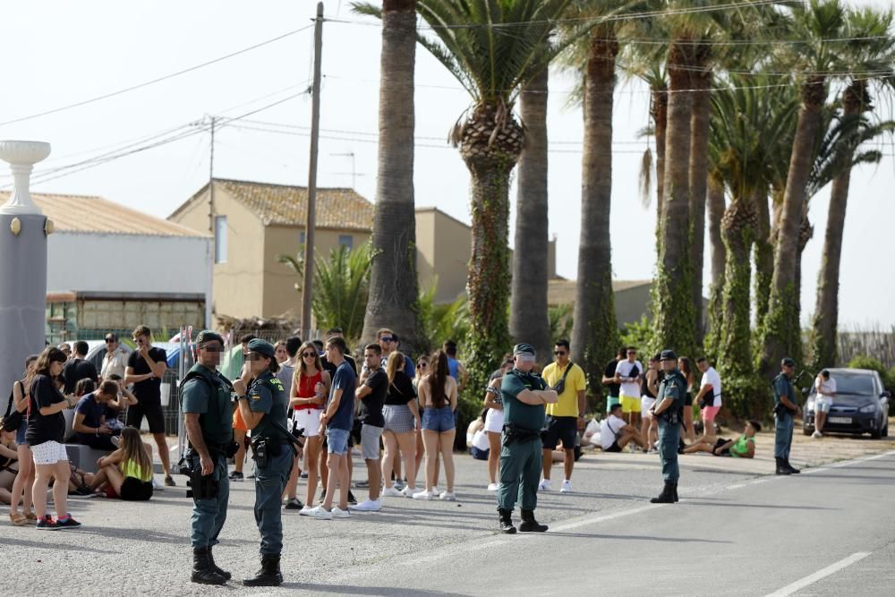 La Guardia Civil precinta el Marenostrum Festival