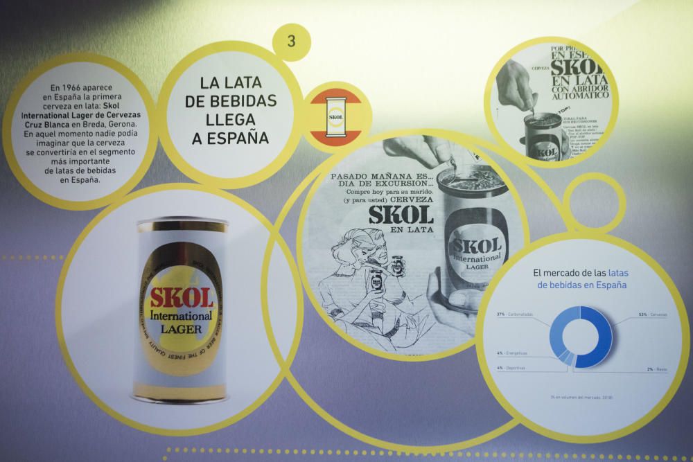 Las latas de bebida más antiguas se exponen en València
