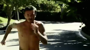 Anunci de David Beckham per a línia de roba interior.