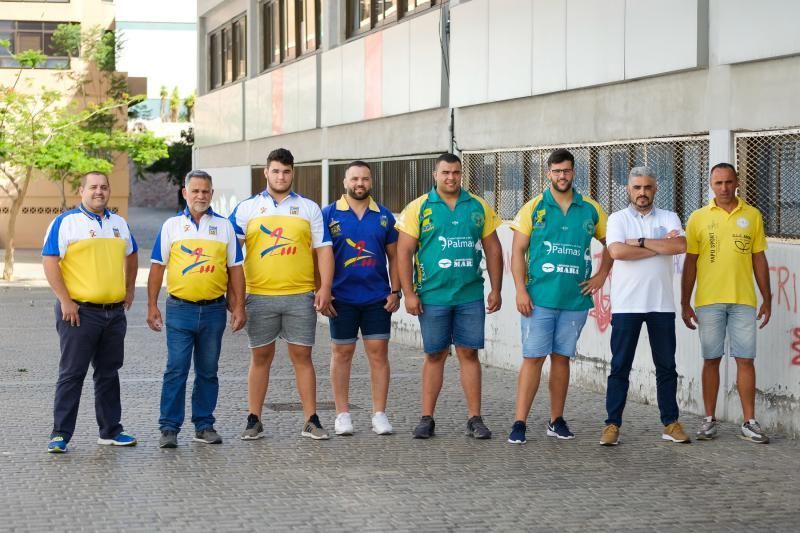 19-06-18. LAS PALMAS DE GRAN CANARIA.  Reportaje de lucha canaria. Representantes del Maninidra y del Gáldar analizarán la final del viernes. FOTO: JOSÉ CARLOS GUERRA.  | 19/06/2018 | Fotógrafo: José Carlos Guerra