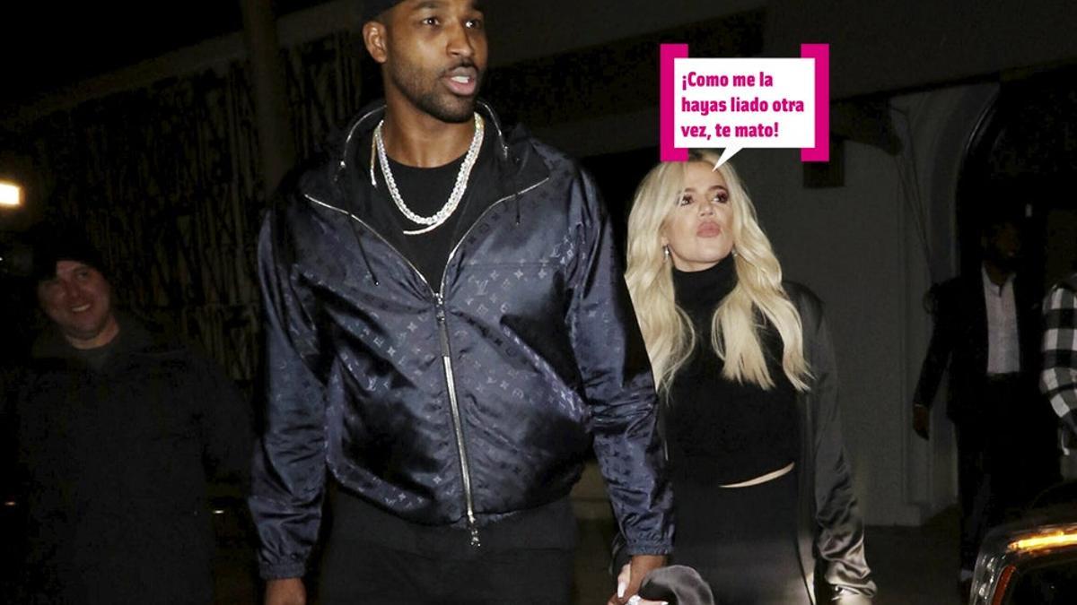 Khloé Kardashian y Tristan Thompson