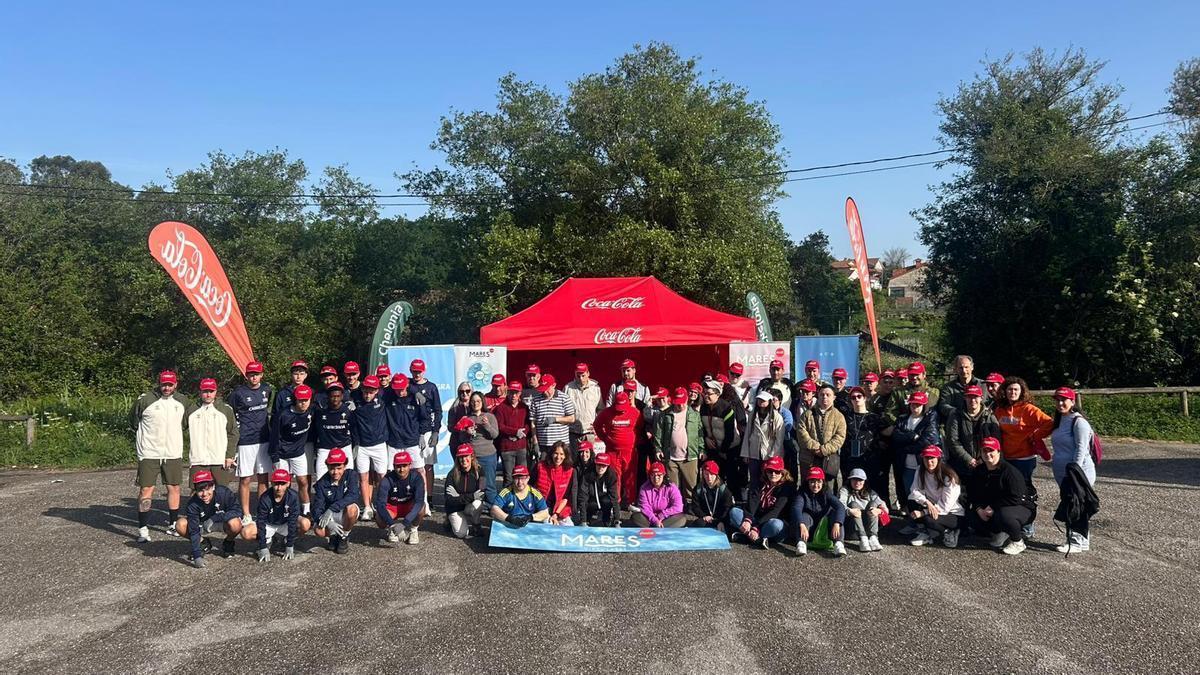 Fundación Celta y Down Vigo se unen a Mares Circulares para realizar una intervención en el Rio Lagares en Vigo