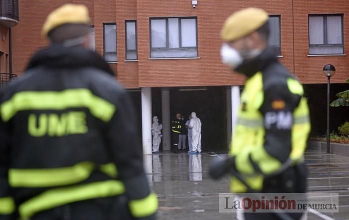 Coronavirus en Murcia: La UME interviene en la res