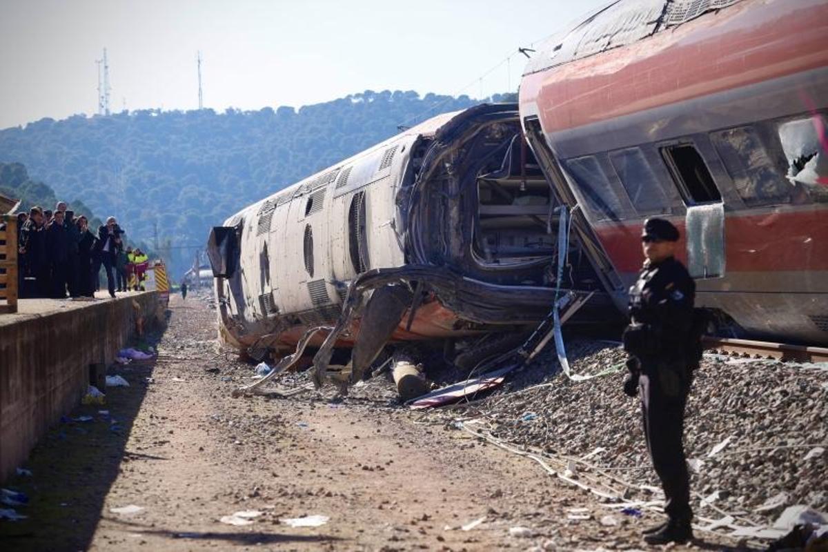 Tren Alvia siniestrado en Adamuz.