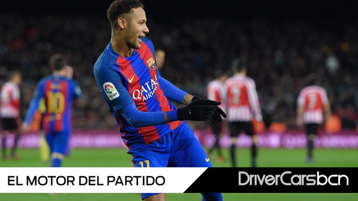 Neymar, el motor del partido