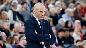 Joan Peñarroya, serio tras la derrota en Mónaco