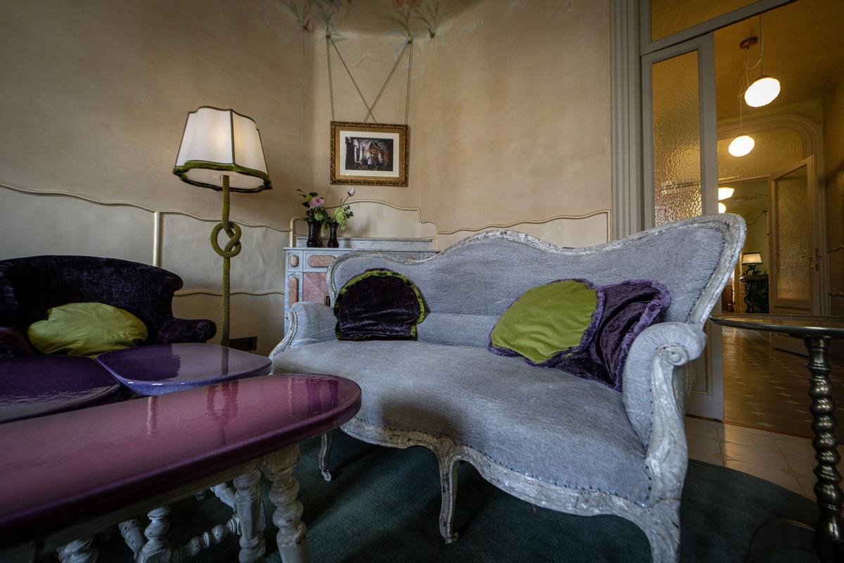 Vistas de habitaciones en el tercer piso de la Casa Batlló.