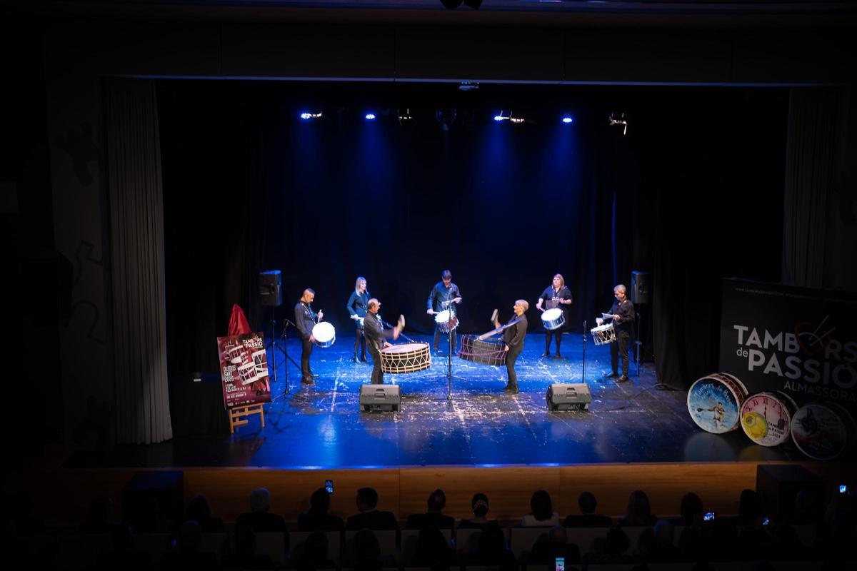 Uno de los momentos de la gala de Almassora.