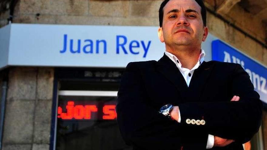 El presidente de los comerciantes, Juan Rey. // Iñaki Abella