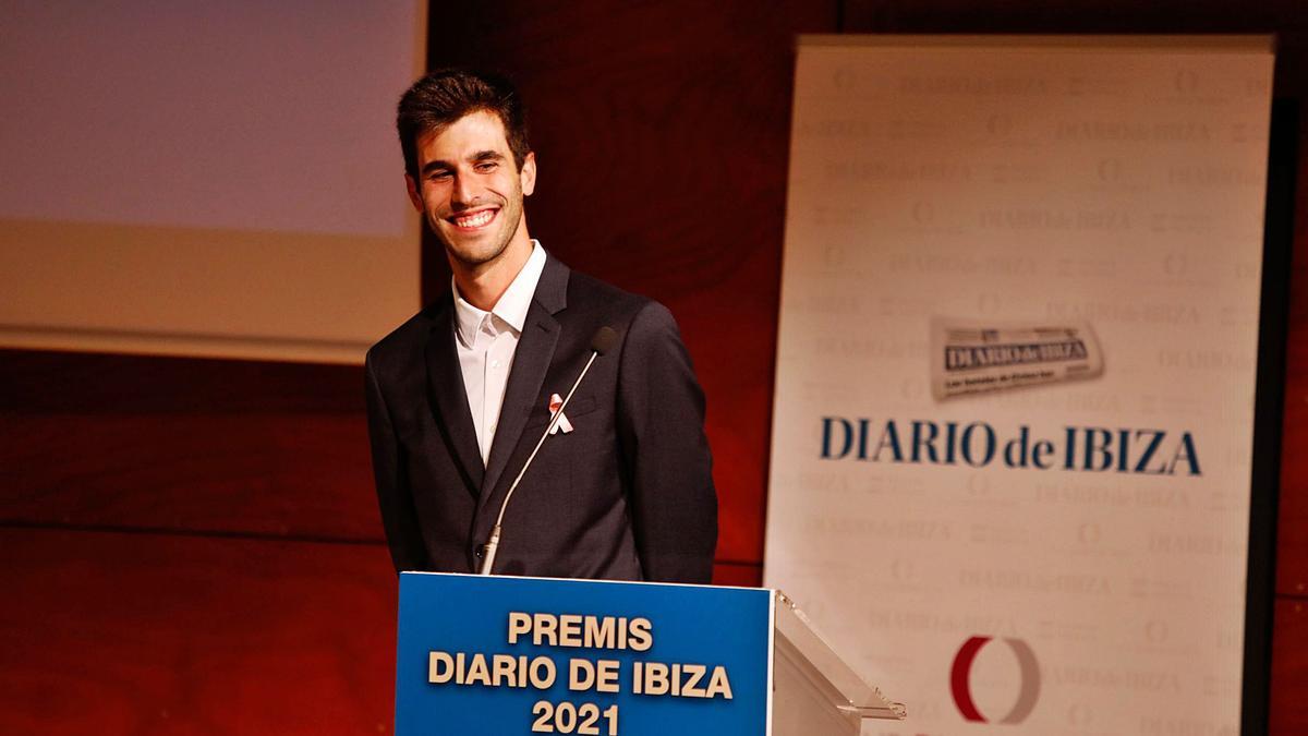 Marc Tur sonríe antes de su intervención.