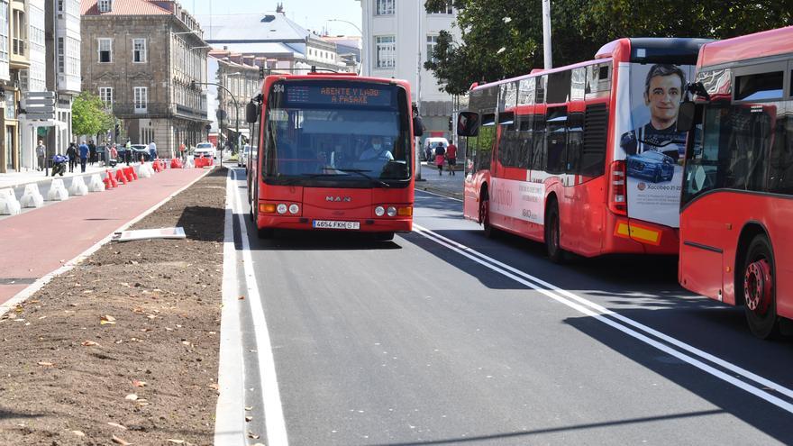 La bonificación del Gobierno rebajará un 30% el precio de los billetes del bus urbano en A Coruña desde el 1 de septiembre