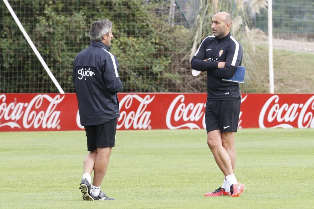 Entrenamiento del Sporting