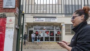 Entrada del instituto Eugeni d’Ors de Badalona.