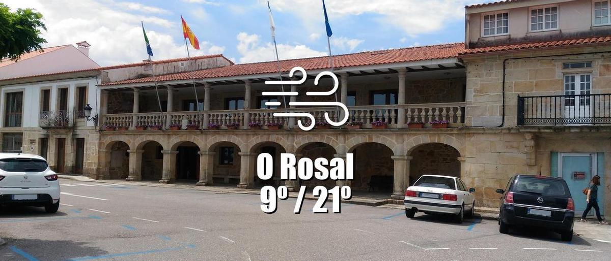 El tiempo en O Rosal: previsión meteorológica para hoy, miércoles 25 de marzo