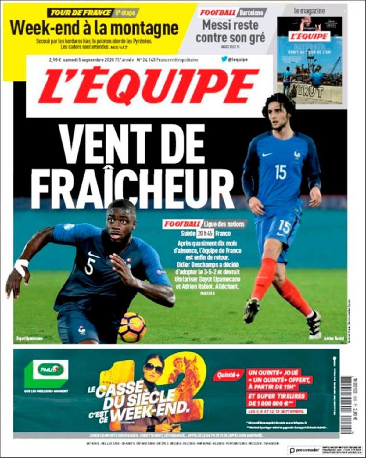 Messi se queda: las portadas de la prensa mundial