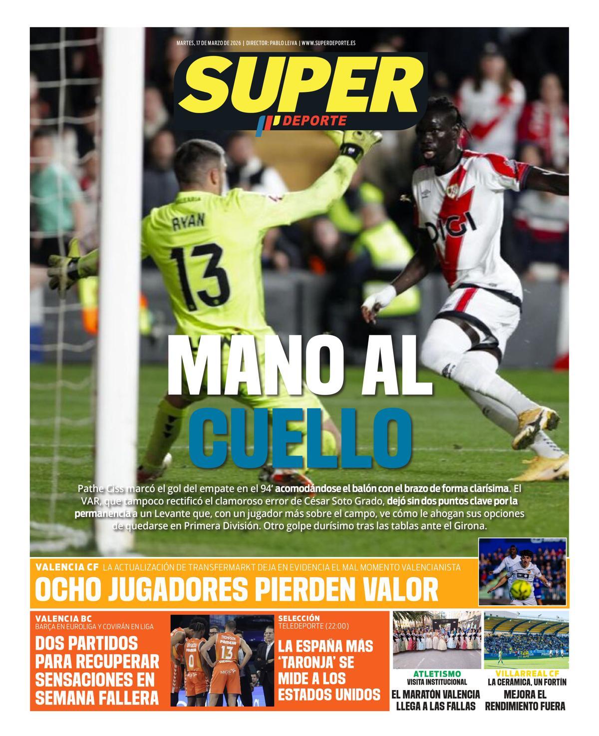Las portadas de la prensa deportiva de hoy