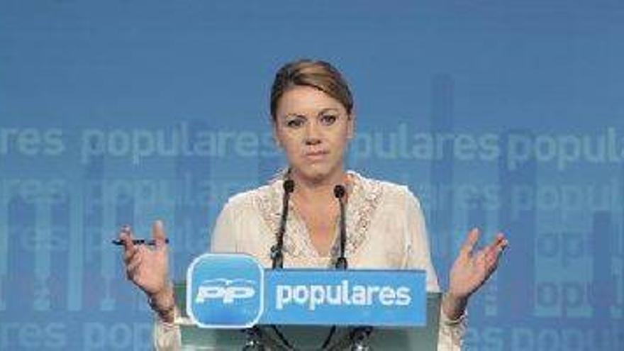 Cierval sobre Cospedal: &quot;Es lo que tiene ocupar dos cargos y dos sombreros&quot;