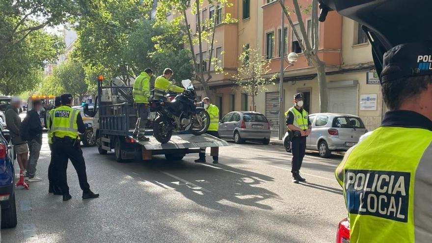 Más de 40 denuncias en dos días a conductores en Palma