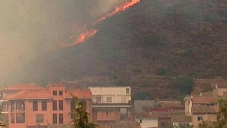 Regresa el pirómano de Azuébar  y quema 20 hectáreas de matorral