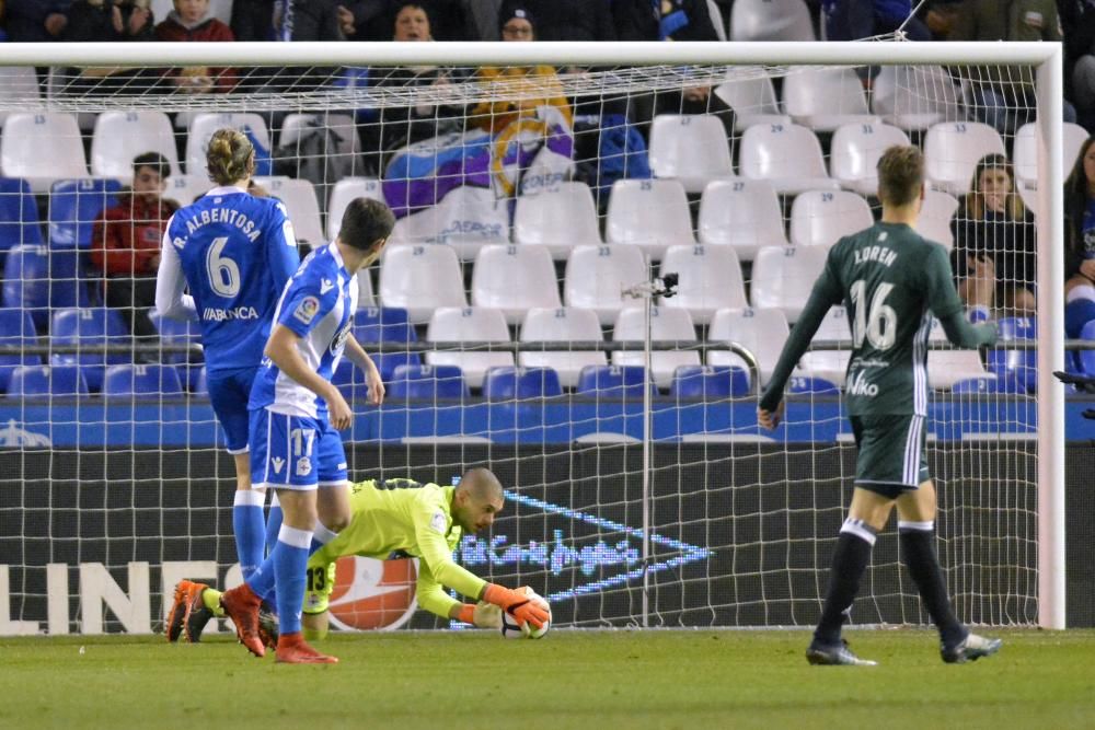 El Dépor cae 0-1 ante el Betis en Riazor