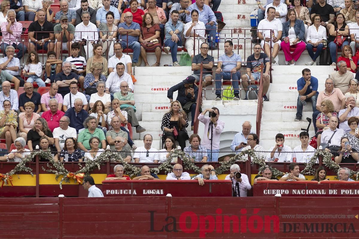 Cuarta corrida en la Feria Taurina de Murcia (Castella, Manzanares y Ureña)